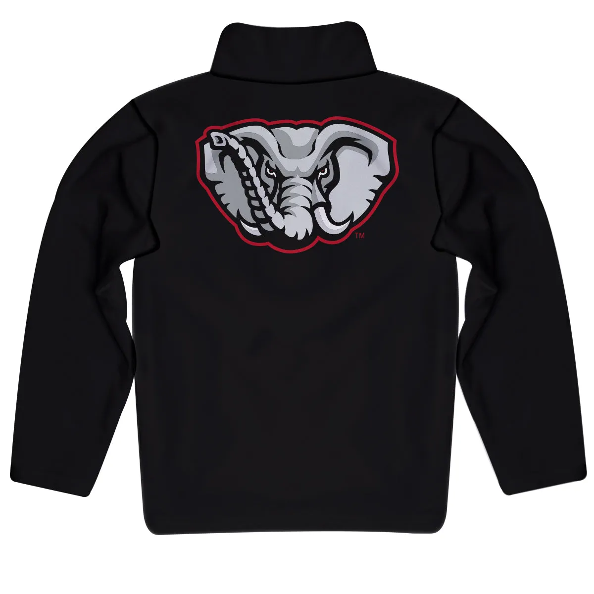 Alabama Crimson Tide Game Day Solid White Quarter Zip Pullover Sweatshirt for Toddlers and Youth