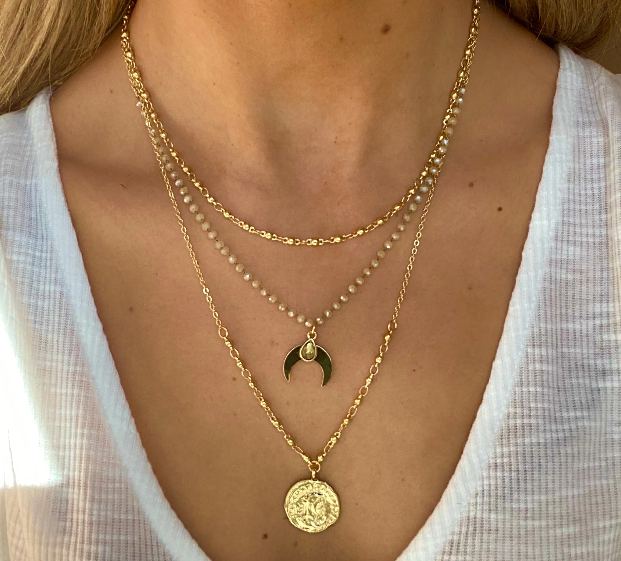 Darla Triple Layer Necklace