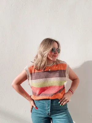 Sunset Knit Top