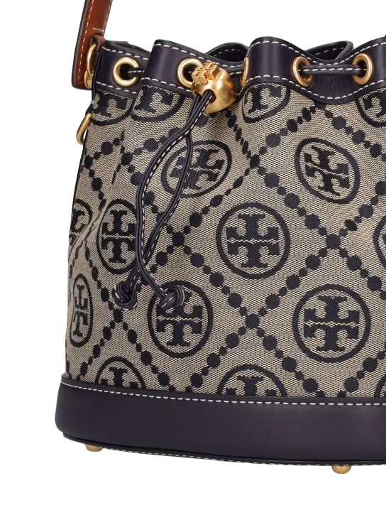 Tory Burch   T Monogram jacquard bucket bag 