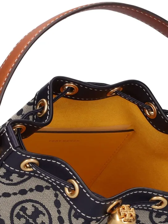 Tory Burch   T Monogram jacquard bucket bag 