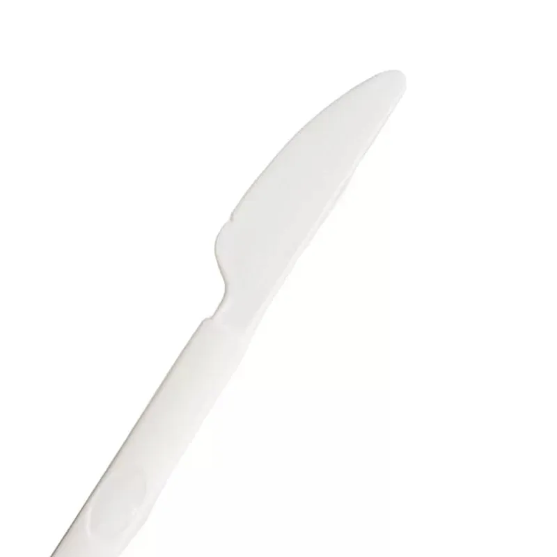 White Reusable Plastic Knife 20pk