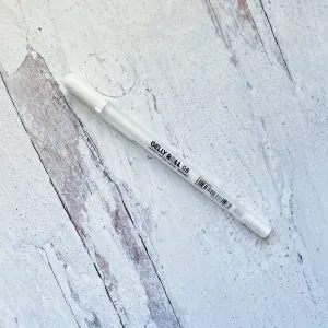 White Sakura Gelly Roll Pen