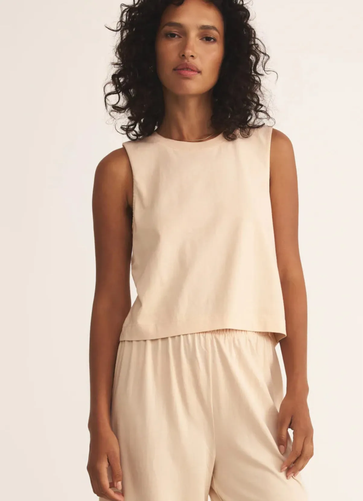 ZSUPPLY SLOANE JERSEY MUSCLE TOP